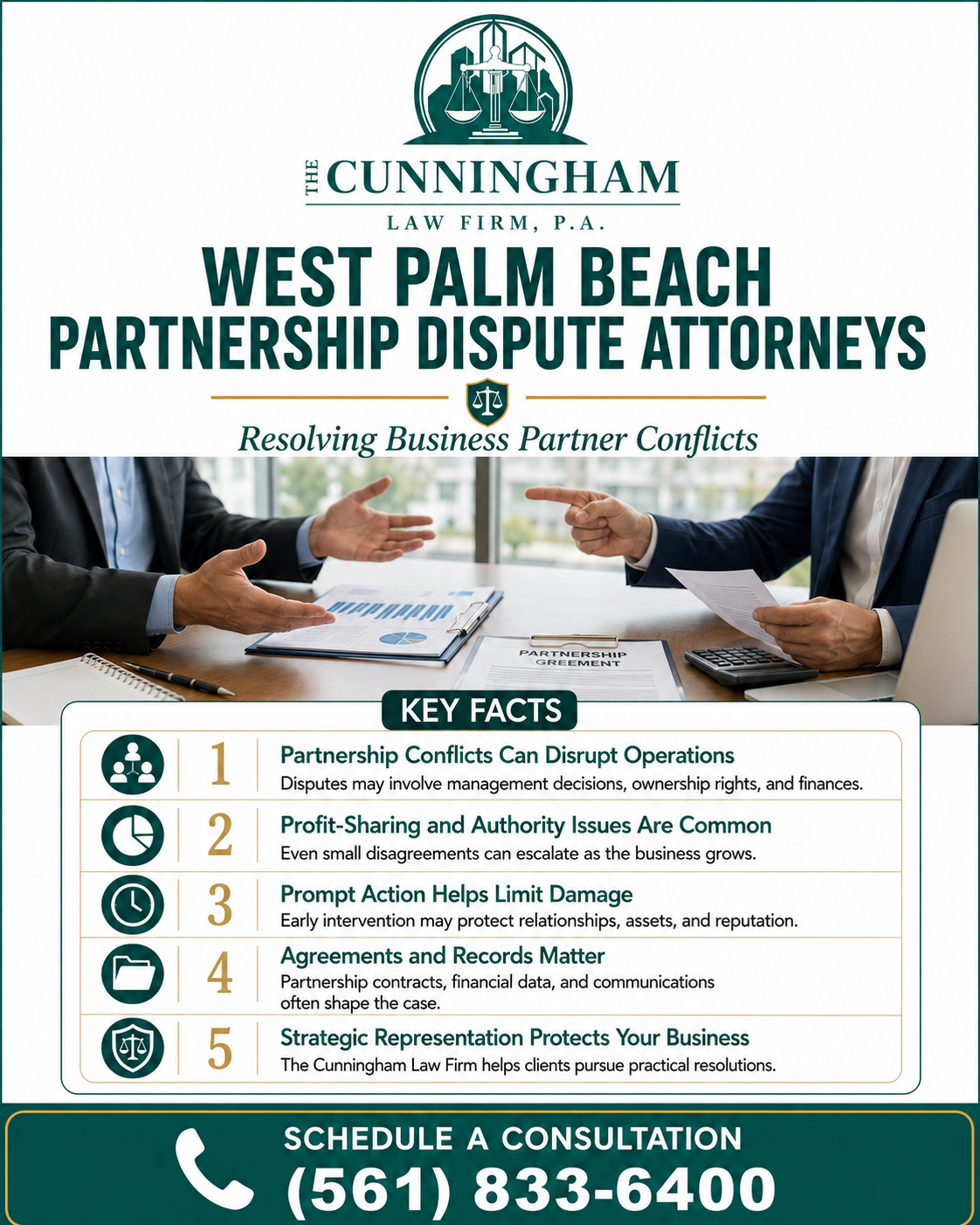 Partnership Dispute Attorney Infographic